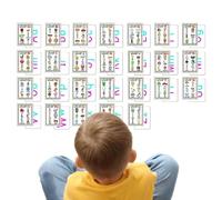 Preschool Learning, Double Sided Kids Education, 11cm English Language Development Activity Cards, Early Learning Vocabulary Trainer, Style Study Cards for Boys Girls