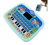 Preschool Learning Toddler Tablet Toy, Educational Toddler Toys Laptop, English Learning Machine with LED Display for Preschool Boys Girls 1-4Years Old (Pink/Green)