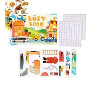 Preschool Learning Toy - Educational Preschool Workbook, Sensory Early Education Book | Quiet Activity Puzzle Book for Kids Girls Christmas Home Travel Schools