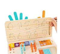 Preschool Learning Toys - child Skill Development, Sensory Fine Motor Games, Educational Building Set | Durable Eco-Friendly Wood Design, Early Classroom Homeschool Activity, Boys Girls Use