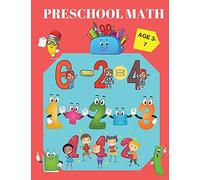 Preschool Math: Addition & Substraction, School Zone, Math Activities for 3-7 years old and Kindergarten prep.