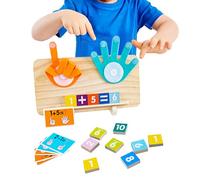 Preschool Math Learning - Early Education Math Toy, Hands-On Counting and Number Play, Finger Counting Manipulative, Bright Color Educational Maths Activity Set, Interactive Learning Aid fo