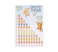 Preschool Math Posters- Addition, Counting, And Subtraction Learning And Education 5 Canvas Poster Wall Art Decor Print Picture Paintings for Living Room Bedroom Decoration 12" L X 18" W