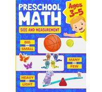 Preschool Math Size and Measurement Workbook for Ages 3-5: 100 Worksheets | Practice Workbook for Toddlers | Kindergarten Activity Book | Early ... Size and Measuring for Kids | Home Learning