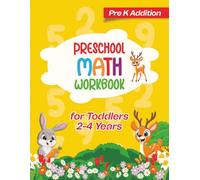 Preschool Math Workbook: Number Tracing, Counting, and Early Math Skills
