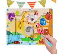 Preschool Maze Game - Magnetic Puzzle, Brain Toy | Early Learning Tool Usage Use For toddleres Boys Girls Classroom montessories Travel Education Gift Interactive Play Kit Better V Experiences