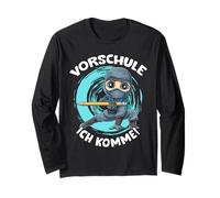 Preschool Ninja Vorschule Ich Komme First Day Long Sleeve T-Shirt