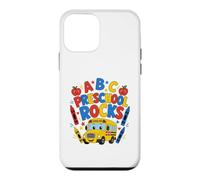 Preschool Rocks ABC School Bus Back To School Boys Girls Kid Case for iPhone 12 mini
