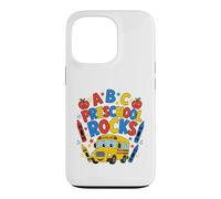 Preschool Rocks ABC School Bus Back To School Boys Girls Kid Case for iPhone 13 Pro