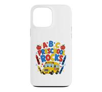 Preschool Rocks ABC School Bus Back To School Boys Girls Kid Case for iPhone 13 Pro Max