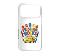 Preschool Rocks ABC School Bus Back To School Boys Girls Kid Case for iPhone 17 Pro