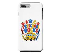 Preschool Rocks ABC School Bus Back To School Boys Girls Kid Case for iPhone 7 Plus/8 Plus