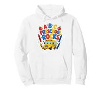 Preschool Rocks ABC School Bus Back To School Boys Girls Kid Pullover Hoodie