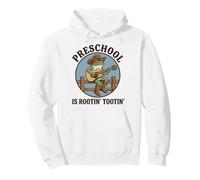 Preschool Rootin Tootin Frog Cowboy Music Lover Pullover Hoodie