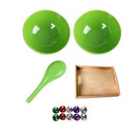 Preschool Sensory Toys - Color Sorting Bells Scooping Set, Progressive Educ