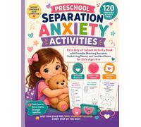 Preschool Separation Anxiety Activities: Back to school. First Day of School Activity Book with Printable Matching Bracelets, Pocket Hug Tokens, and Lunchbox Notes for Girls Ages 4-6