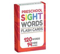 Preschool Sight Words Flash Cards - 120 High Frequency Words from Dolch's and Fry's Lists for Ages 3+