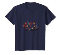 Preschool Teacher Life: Nurturing Young Minds with Joy T-Shirt, Kids, Navy, 8 Years