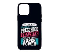 Preschool Teacher Whats Your Super Power Funny Educator Case for iPhone 12 mini