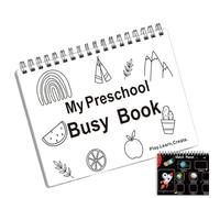 Preschool Workbooks,Toddler Early Learning Busy Activity Book - Practice Workbook Educational Toys for Children Kindergarten Nursery Home School Classroom Travel