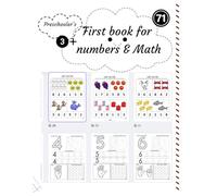 Preschooler First Book for Numbers & Math: Counting, Bigger and Smaller Numbers, and Fun Mazes for Kids Ages 3+