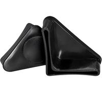 Prescott Plastics 10 Pack: 1 1/2 Inch Angle Iron Plastic End Caps Chair Glides