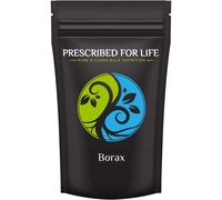 Prescribed for Life Borax Powder | Household Laundry Booster Slime Activator & Multipurpose Cleaning Powder | All Natural Sodium Borate Powder 1 lb