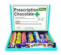 Prescription Chocolate Gift Box, Get Well Soon Gifts For women, Funny Get Well Soon Gifts For Men, Surgery Recovery Gifts, Chocolate Selection Box