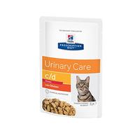 Prescription Diet C/D Feline Urinary Stress Wet Food Chicken - Pack of 12 x 85g