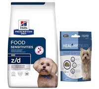 Prescription Diet ZD Mini Dry Food for Dogs 1kg and Dental Treats