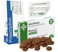 Prescription Milk Chocolate Buttons 36g - Novelty Prescription Gift Box with Vegetarian Chocolate Sweets, Free Prescription Bag & Sticker (Anti-Karen)