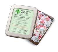 Prescription Sweets Care Package, Get Well Soon Gifts For Women and Get Well Soon Gifts for Men, 420g Retro Sweets with a Card and Reusable Gift Tin