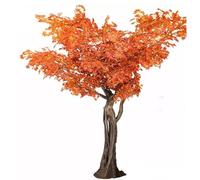 Presence Artificial Red Maple Tree, Extra Large Grand Faux Plant That Makes a Grand Statement(8ft)