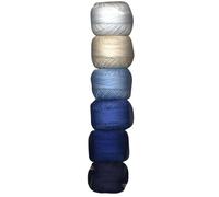 Presencia Pearl Cotton Size 8 Thread Sampler Pack Sashiko Basic