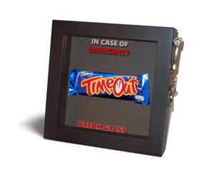 Present Emergency Gift Box. Fun Novelty Presentation 3d Gift Box Frame Keepsake for A Retirement. Fun Leaving/Good Luck/Friend/Work Colleague/Boss In Case of Emergency, Break Glass.