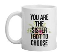 Present for Christmas for Women, You are The Sister I Got to Choose, Funny Gift from Soul Sisters, Brother, Best Friend, Friendship, BFF, Best Friends Gifts, Her Unique Birthday, Coffee Mug - wm4251