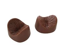 Present Great for Christmas, Birthday, Stocking Fillers, Secret Santa - Edible Anus Shaped ChocolatesFun Chocolates - Ideal for Men, Women, Man, Lady
