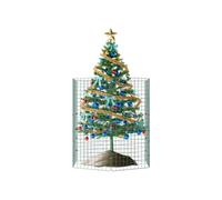 Present Protector Xmas Tree Fence Pet Guard, Christmas Tree Protector from Dogs, Pet-Safe Barrier to Protect Christmas Decorations, 1m High x 50cm Wide 8 Panels