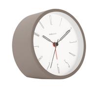 Present Time Alarm Clock Belle Numbers - WARM GREY
