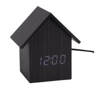 Present Time Alarm Clock House LED - BLACK
