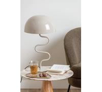 Present Time Cast Iron Twist Enable Table Lamp - Warm Grey