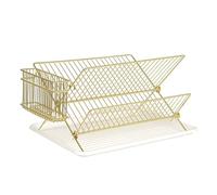 Present Time Dish rack gold plated