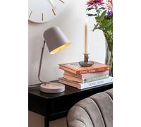 PRESENT TIME Encantar Iron Table Lamp - Warm Grey Present Time Grey