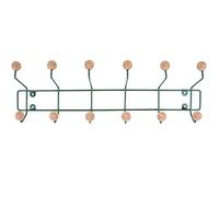 Present Time Hat rack Saturnus large green w. cork balls