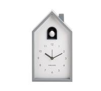 PRESENT TIME Karlsson Alarm Clock Modern Cuckoo - Mouse Grey Present Time Grey