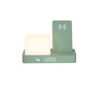 PRESENT TIME Karlsson Alarm Clock Retro W. Night LED - Jungle Green Present Time Green