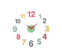 PRESENT TIME Karlsson DIY Chico Wall Clock 60cm - Multicolour Present Time Multicolor