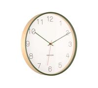 PRESENT TIME Karlsson Joy Wall Clock 40cm - Green & White Present Time Green