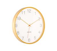 PRESENT TIME Karlsson Joy Wall Clock 40cm - Ochre Yellow Present Time Yellow