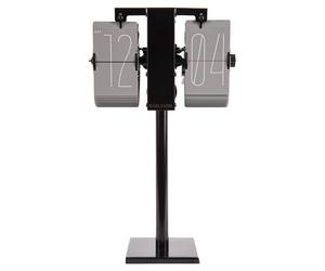 PRESENT TIME Karlsson No Case Mini Flip Clock Rack - Black/Grey in Black Present Time Black